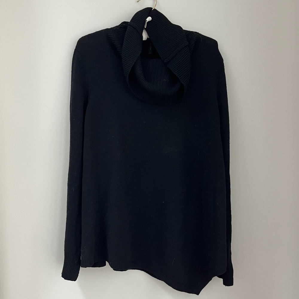 BCBG Black Cowl Neck Sweater